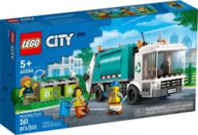 LEGO 60386 - City Nagyszerű járművek Szelektív kukásautó