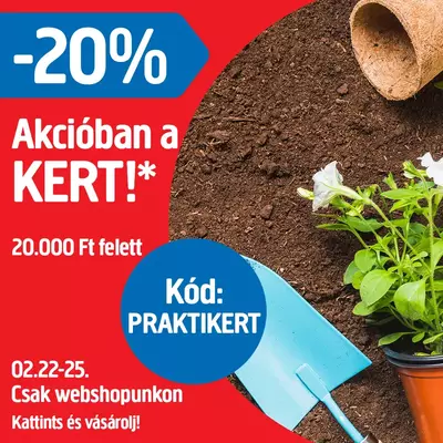 20% kedvezmény 20 ezer Ft felett