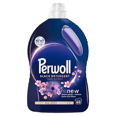 Perwoll Renew Dark Bloom finommosószer, 60 mosás, 3L