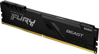 Kingston FURY 16GB DDR4 3733MHz CL19 Beast Black 1Gx8 RAM memória