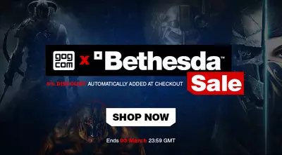 5% extra kedvezmény GOGxBethesda sale-re