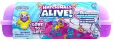Spin Master Hatchimals: Alive! tojástartó 5 mini figurával - Vizes csomag (6067404)