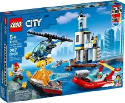 LEGO® City 60308 Tengerparti rendőrségi és tűzoltó küldetés