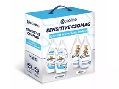 Coccolino Sensitive Öblítő és mosószer csomag