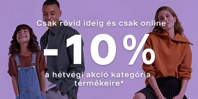 10% kedvezmény a hétvégi akció termékeire