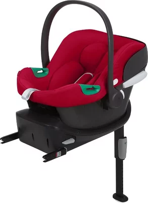 Cybex Aton B2 i-Size Gyerekülés Base ONE bázistalppal Dynamic Red