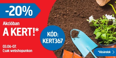 -20% kertészeti termékekre 20 ezer Ft felett