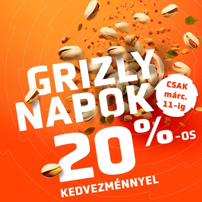 20% kedvezmény mindenre!