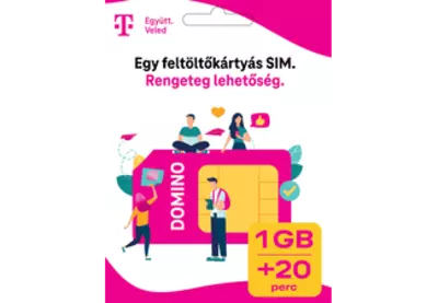 TELEKOM Domino Quick 20perc/1GB SIM kártya