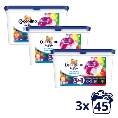 Coccolino Care Color Mosókapszula színes ruhákhoz, 3x45db