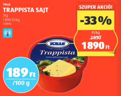 Tolle Trappista sajt, /kg