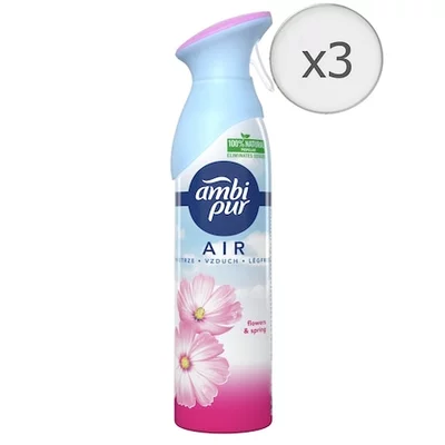 3x Ambi Pur Légfrissítő Spray, Flowers & Spring, 300 ml