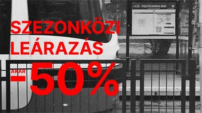 Szezonközi Leárazás (akár 50% kedvezmény)