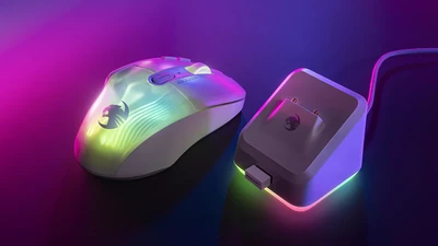 Roccat Kone XP Air RGB Gaming Mouse White ROC-11-446-02