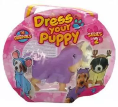 DIRAMIX Dress Your Puppy: Állati kiskutyák 2. széria - Golden doodle kacsa ruhában (0238-KACSA)