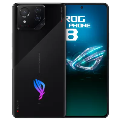 ASUS ROG Phone 8 mobiltelefon, Dual SIM, 256 GB, 12 RAM, 5G, Fekete