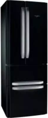 Whirlpool W4D7 BC21 Side by hűtőszekrény, 452l, M: 195 cm, EcoTech, NoFrost, F energiaosztály, Fekete