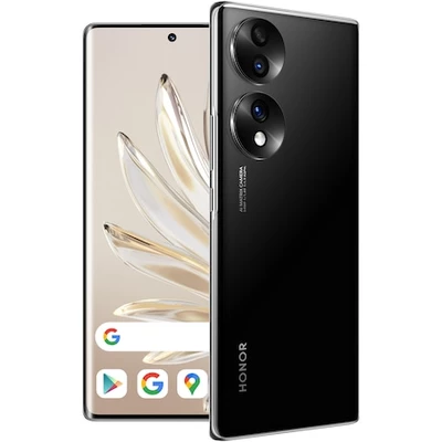 Honor 70 mobiltelefon, Dual SIM, 8 GB RAM, 256 5G, Midnight Black