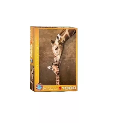 Eurographics puzzle, 1000 db-os - Az anya zsiráf és zsiráfborja