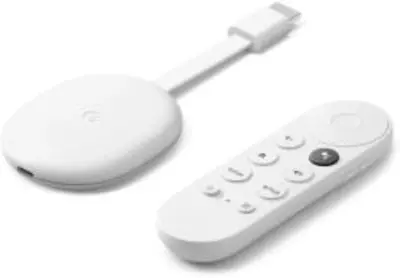 Google Chromecast + TV, HDMI, Bluetooth, Wi-Fi, Távirányító hangutasításokkal, Fehér (GA03131)