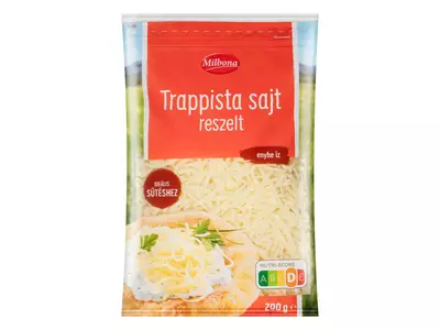 Milbona Reszelt trappista sajt, 200 g