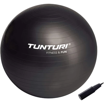 Tunturi Fitneszlabda, 65 cm, fekete