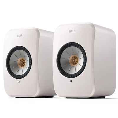 2 db KEF LSX II Mineral White aktív hangszóró készlet