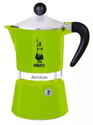 Bialetti Rainbow kávéfőző, 3 adagos - zöld (4972)