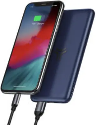 Baseus Wireless Power Bank és vezeték nélküli töltő 10000mAh 18W - kék (PPS10-03)