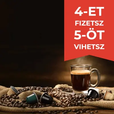 Coffe66 - Neszpresszó kapszula akció (4-et fizetsz 5-öt vihetsz)