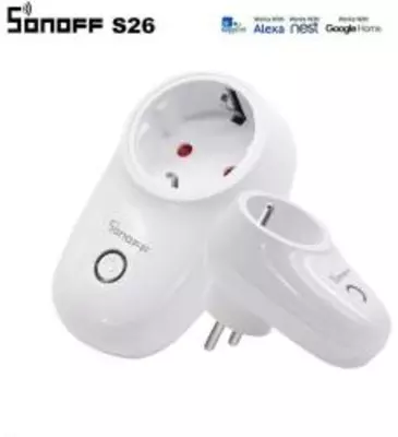 Sonoff S26 intelligens konnektor, Wi-Fi, 10A, 2200 W