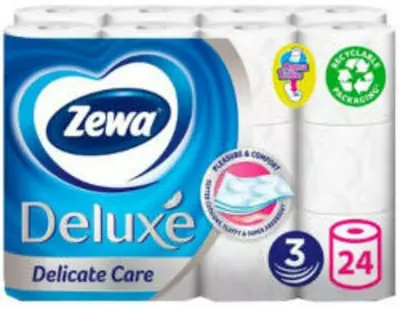 Zewa Deluxe Delicate Care 3 rétegű toalettpapír 24 tekercs