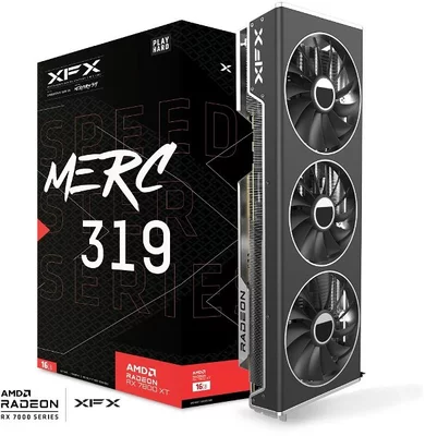 XFX SPEEDSTER MERC319 RADEON RX 7800 XT BLACK videókártya