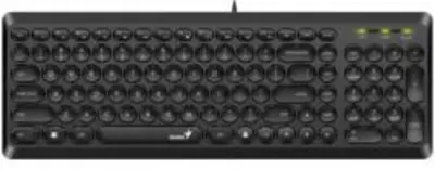 Genius SlimStar Q200 billentyűzet - fekete | magyar (31310020404)