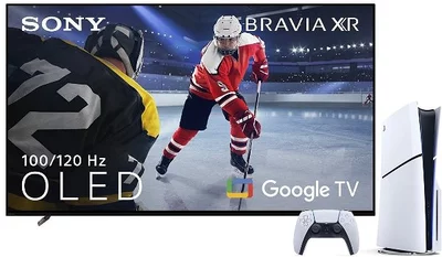 55'' Sony Bravia OLED XR-55A80L + PlayStation 5 Slim szett