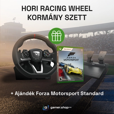 HORI Racing Wheel Kormány szett + Ajándék Forza
