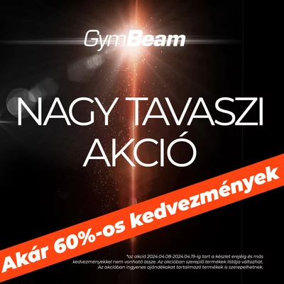 Nagy tavaszi akció (akár 60% kedvezmény)