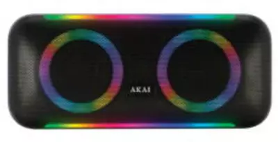 AKAI ABTS-70 Hordozható hangszóró, 40W, Bluetooth, USB, IPX5, Fekete