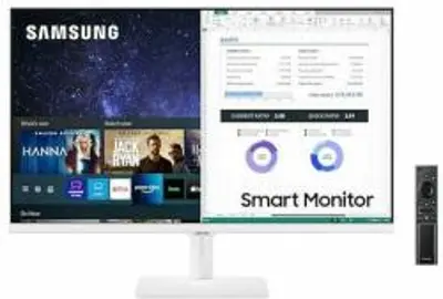 Samsung 27' Smart M5 LCD monitor fehér (LS27AM501NUXEN)