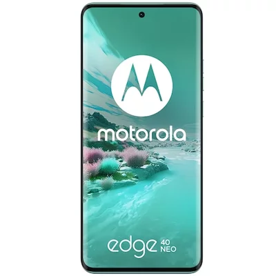 Motorola Edge 40 Neo Mobiltelefon, Dual SIM, 256GB, 12GB RAM, 5G, Zöldeskék