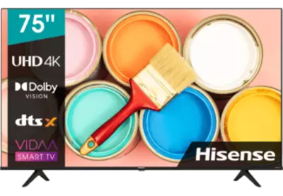 HISENSE 75A6BG 4K UHD Smart LED Televízió, 190 cm