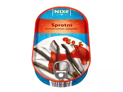 Nixe Sprotni, Töltőtömeg: 85 g