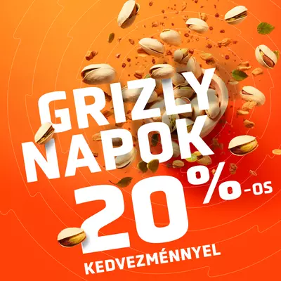 Grizly-napok alkalmából 20% akció