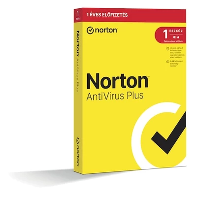 NORTON ANTIVIRUS PLUS 2GB Felhőalapu Biztonsági mentés PC-n HU 1 Felhasználó Eszköz 12 Hónap (Dobozos)