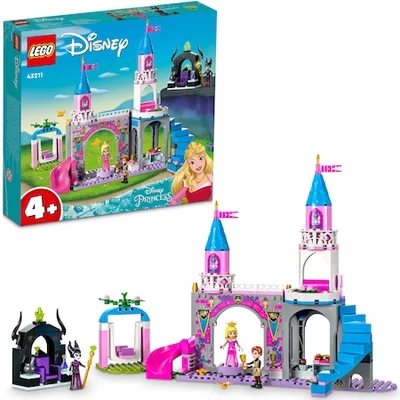 LEGO® Disney Princess 43211 Csipkerózsika kastélya + ajándék Donald Kacsa szett