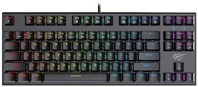 Havit Gamenote Mechanical KB857L - fekete, EN gamer billentyűzet