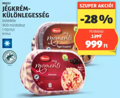 Mucci Jégkrém-különlegesség, 900 ml