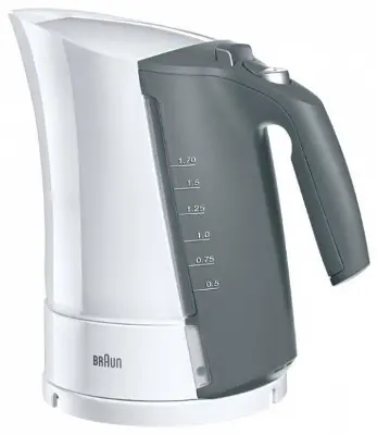 BRAUN WK 500 Multiquick 5 Vízforraló 3000W 1.7L fehér (Basic garancia) (WK500WH)