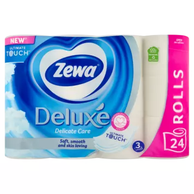 Zewa Deluxe Delicate Care 3 rétegű toalettpapír 24 tekercs