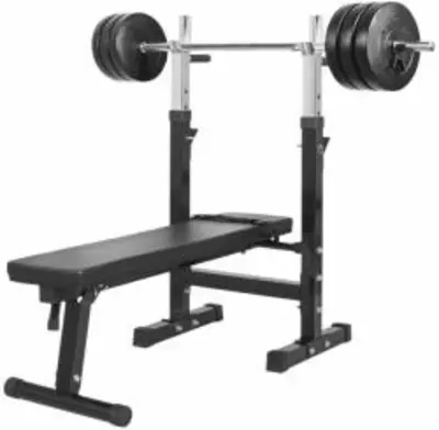 Gorilla Sports Fitness pad + súlyzó készlet 38 kg